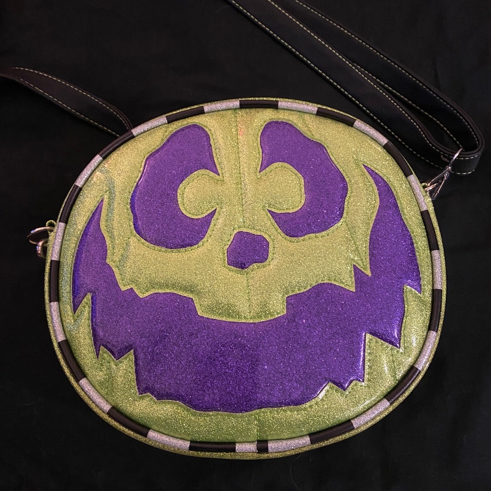 Love, Pain and Stitches Glitter Purse
